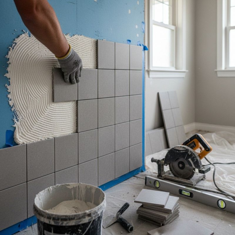 Bathroom Tile Installation detail